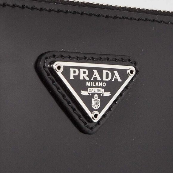 Prada Black Sequin Mesh and Leather Small Tote Bag 1BG417 - Picture 6 of 11